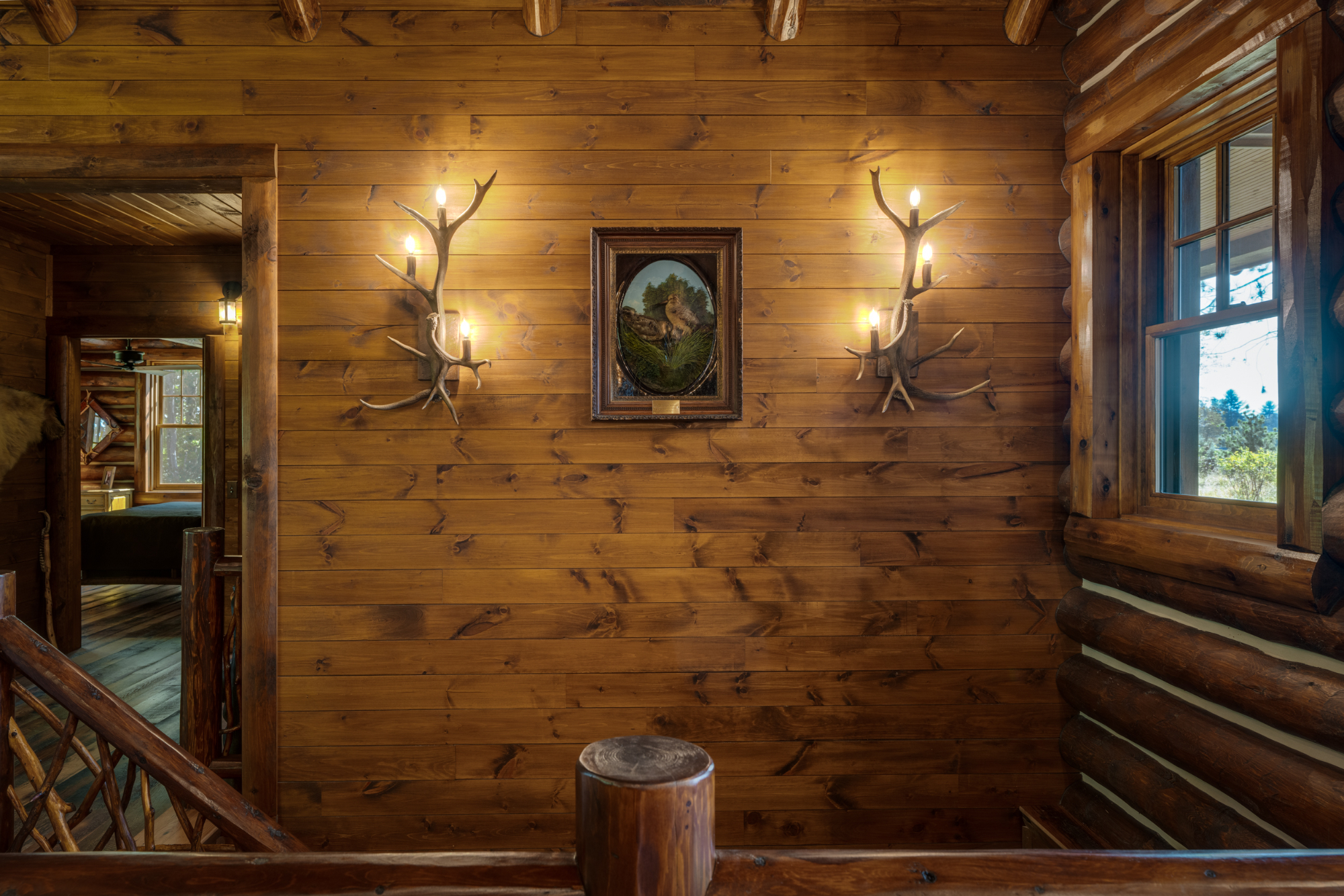 Antler Sconces Vignette