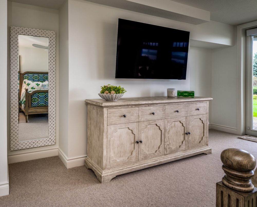 Bedroom 2 Credenza with TV
