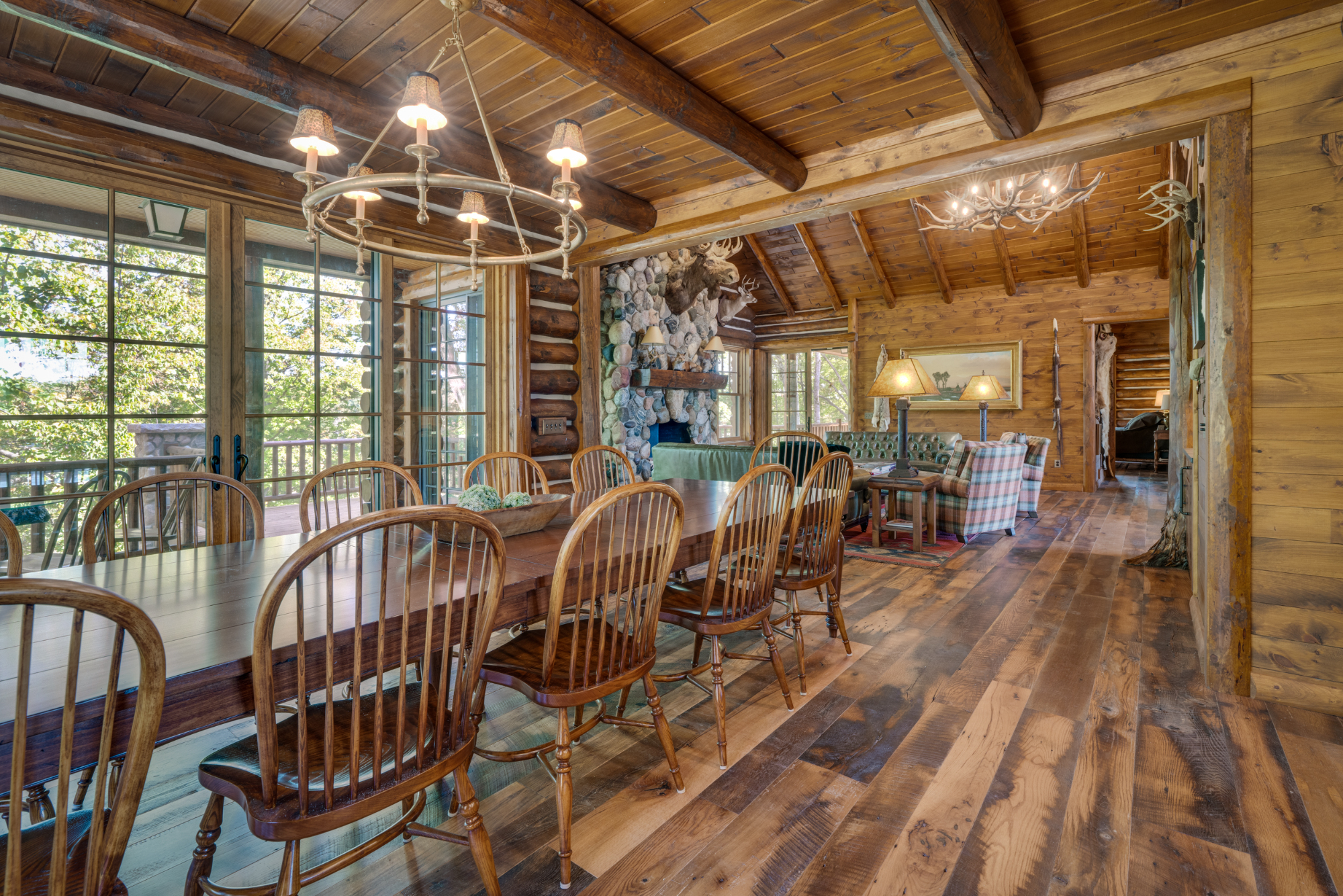 Dining Room to Great Room less chairs