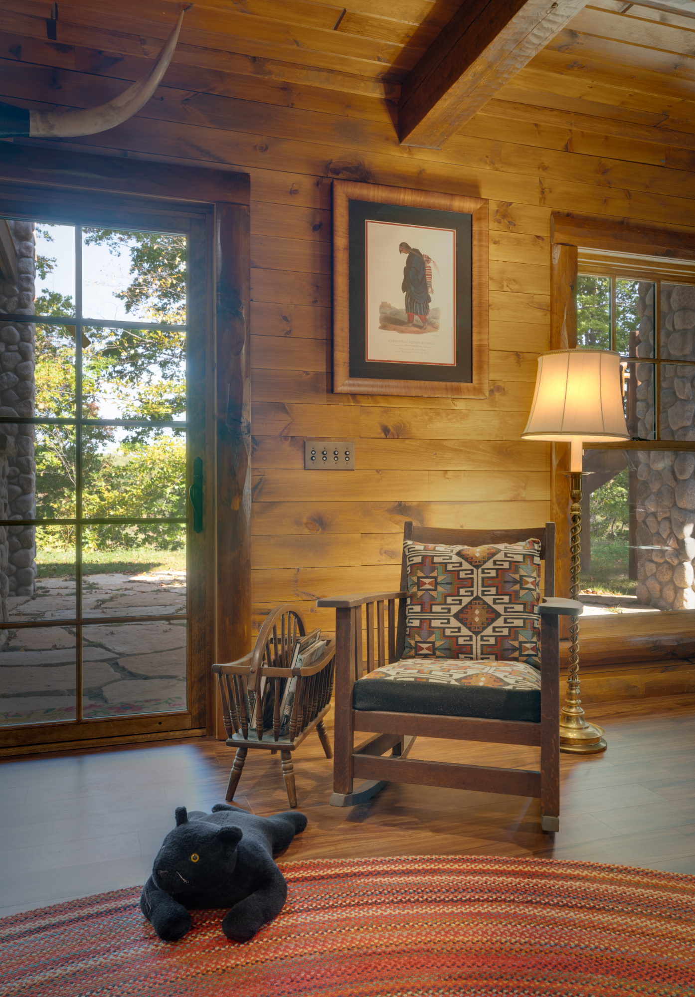 Downstairs Bedroom Rocking Chair Vignette