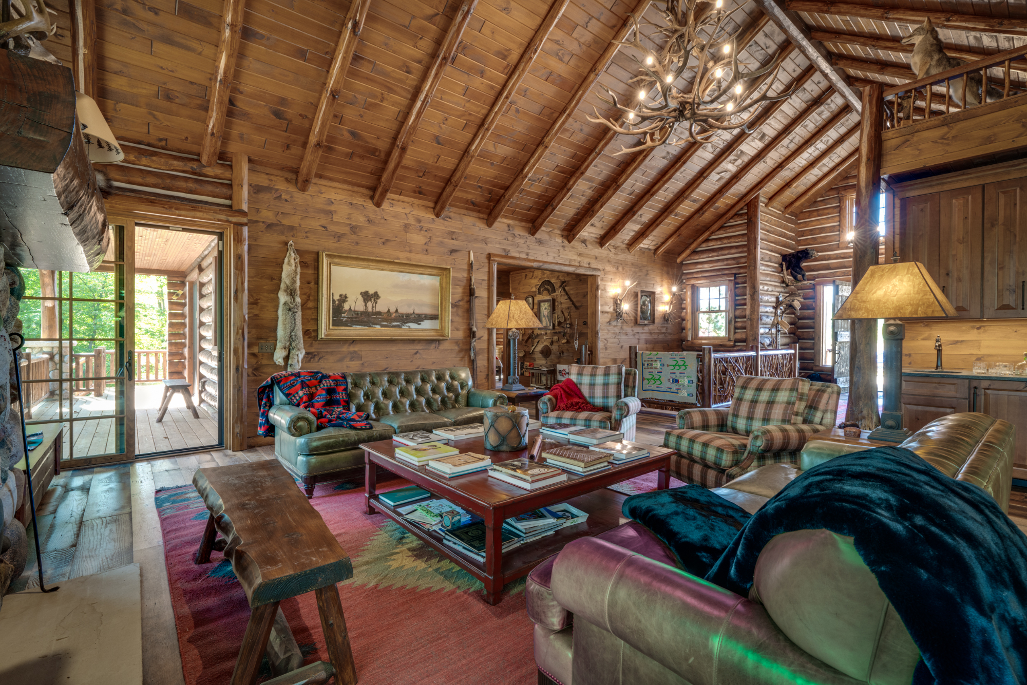 Great Room from Next to Fireplace