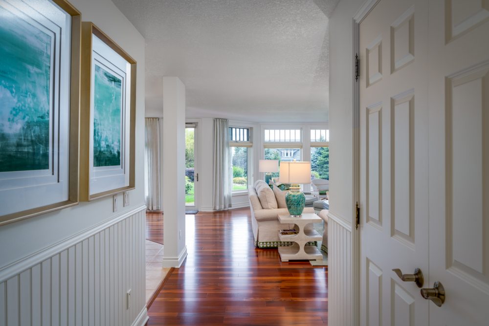 Hallway Paintings into Great Room