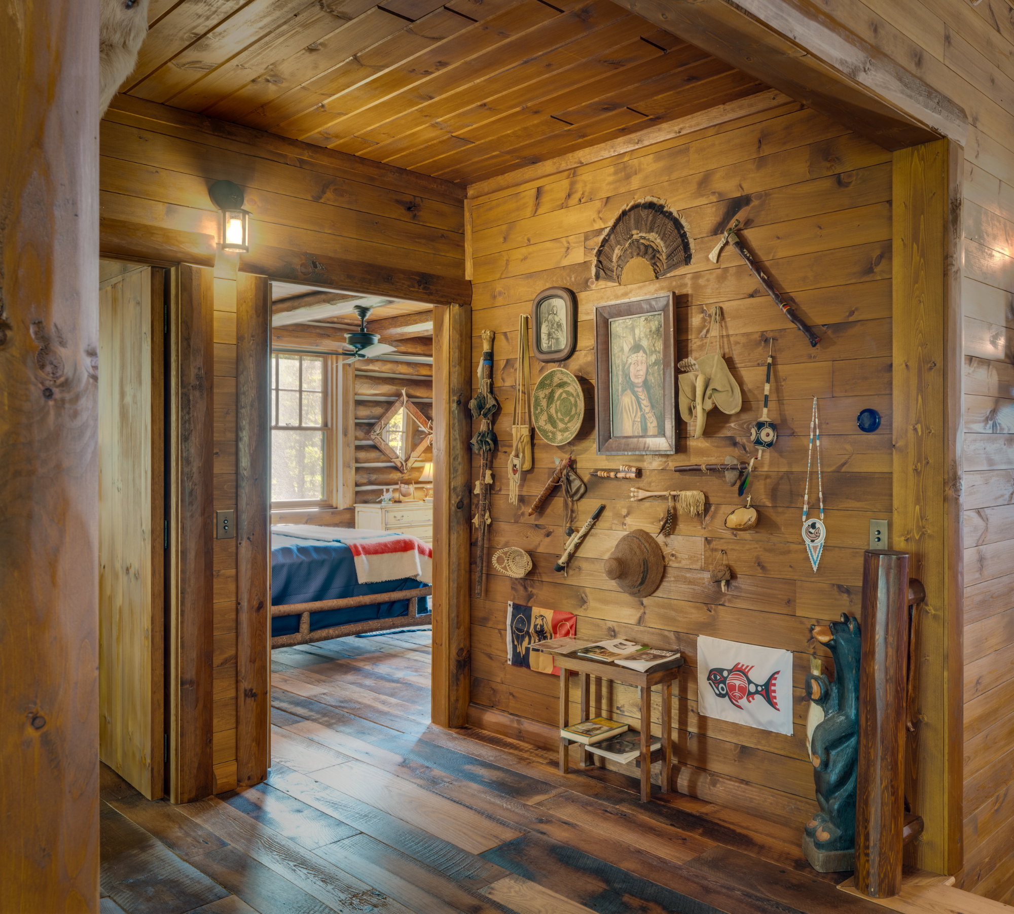 Hallway to Upstairs Bedrooms Sidewall