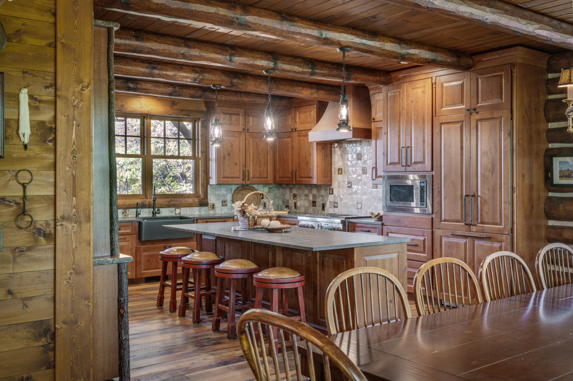 Kitchen Through the Dining Room