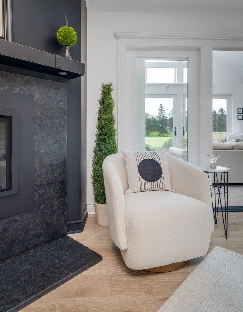 Living Room Small Chair Vignette