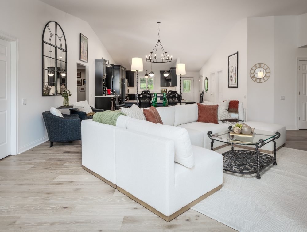 Living Room into Dining Room