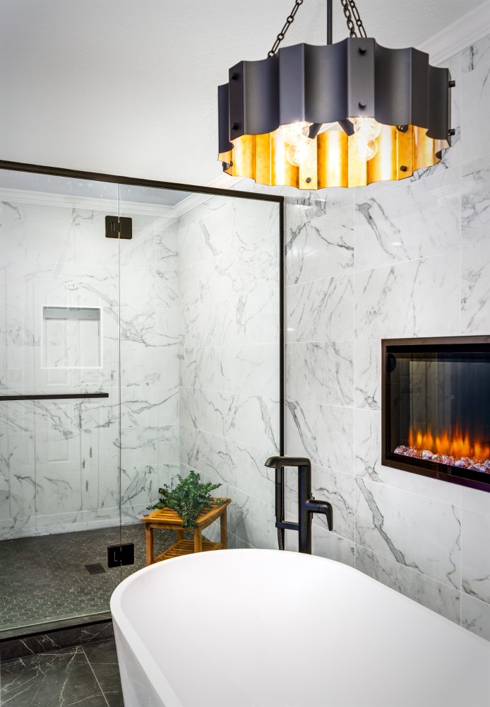 Master Bathroom Chandelier