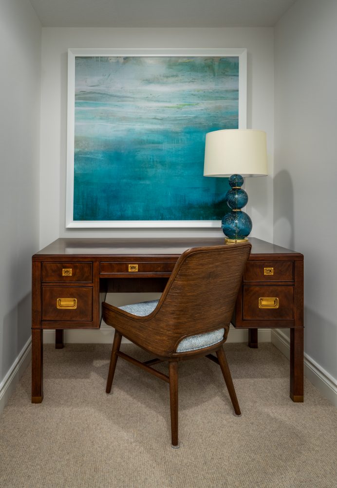 Office Desk with Painting