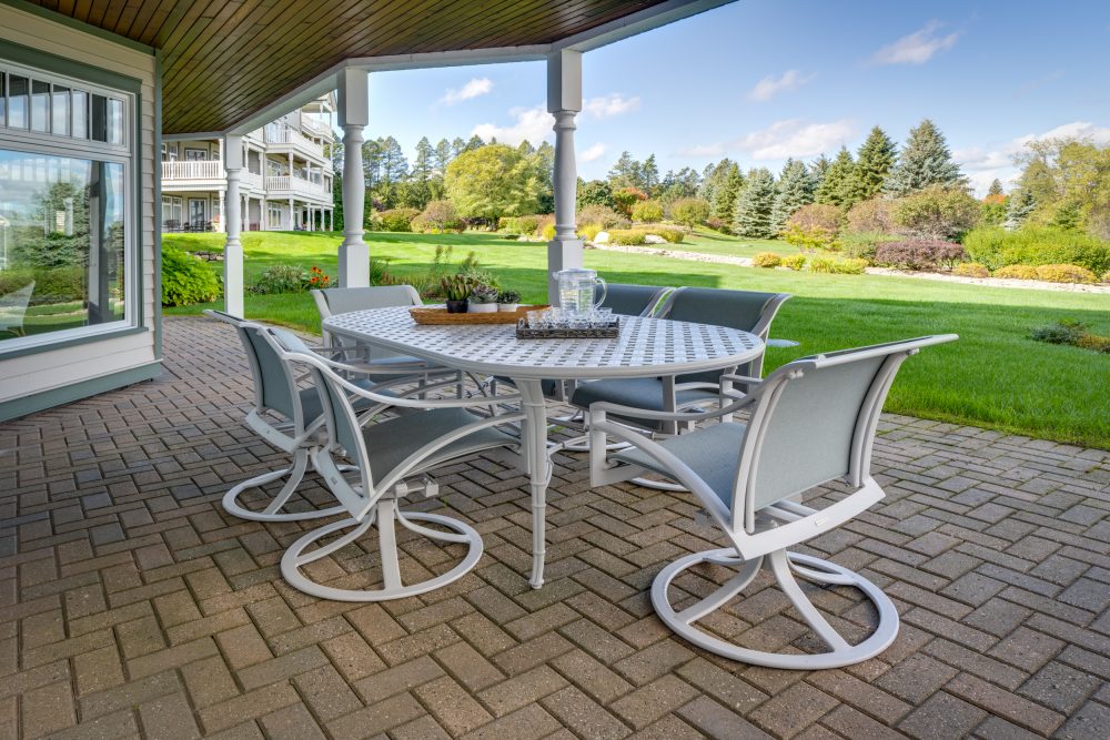 Patio Table Garden View